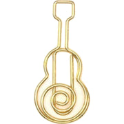 クリップ 3個セット ペーパークリップ ゼムクリップ 文具 文房具 音楽 音符 ギター ヘッドホン おしゃれ かわいい 事務用品 ステーショナリー