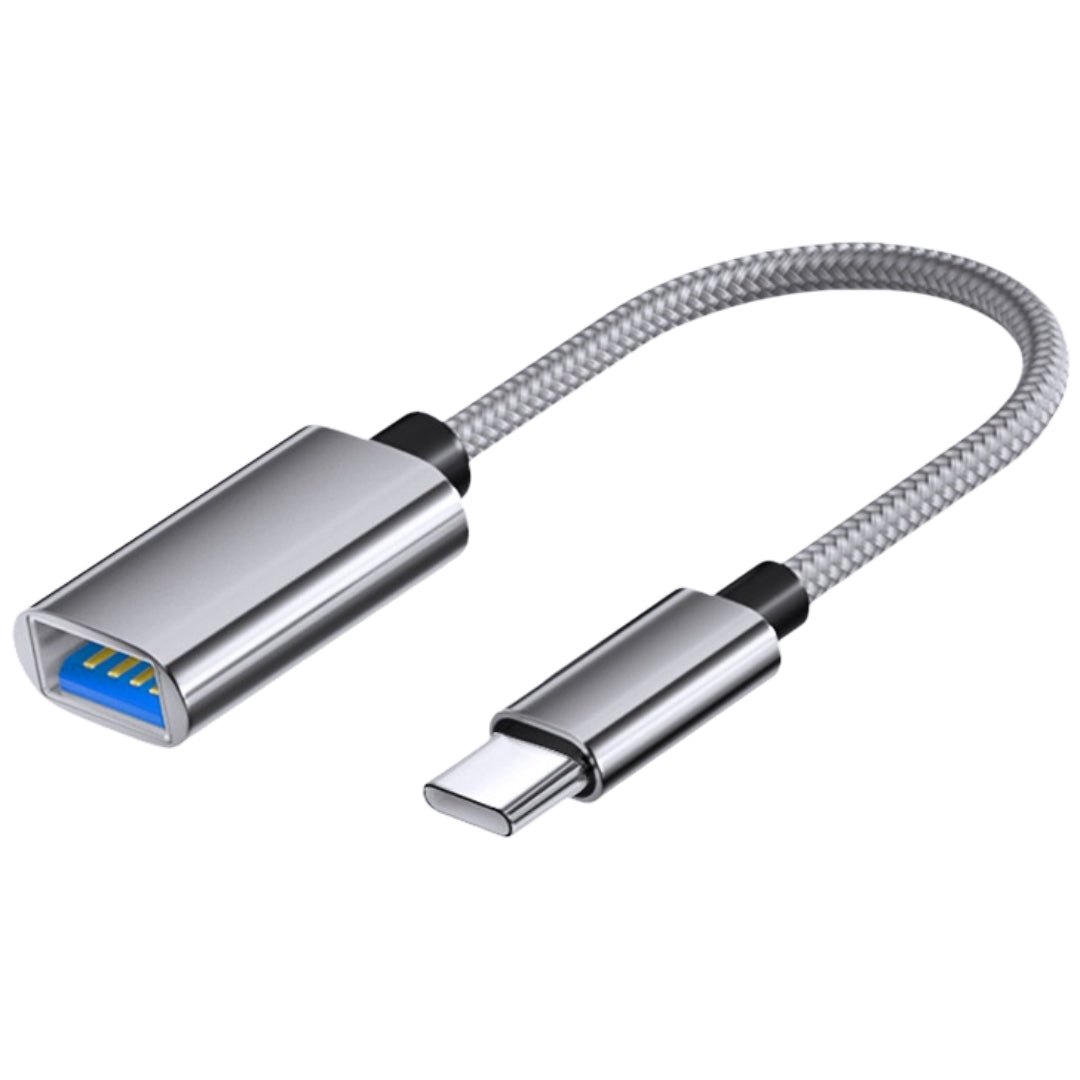 OTGケーブル Type-C to USB 変換アダプター 充電 グレー バリエーション画像