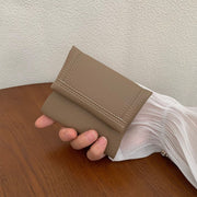 コインケース 小銭入れ ミニ財布 レザー調 スナップボタン レディース 女性 ミニウォレット 取り出しやすい 小物入れ フェイクレザー 四角形 コンパクト