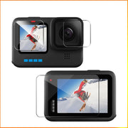 液晶保護フィルムセット GoPro 9 10 11 12 13 保護フィルム ディスプレイ レンズ カメラ 保護 汚れ防止 傷防止 指紋防止 割れ防止