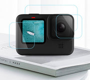 液晶保護フィルムセット GoPro 9 10 11 12 13 保護フィルム ディスプレイ レンズ カメラ 保護 汚れ防止 傷防止 指紋防止 割れ防止