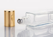 アトマイザー ロールオン 詰め替え容器 6ml 9ml 10ml ミニボトル クリアボトル ガラス瓶 塗るタイプ 透明 香水 化粧水 持ち歩き 携帯用 旅行 アロマオイル