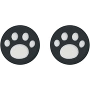 アナログスティックカバー 単品 Nintendo Switch 任天堂 スイッチ キャップ 肉球 猫 犬 シリコン ジョイスティック コントローラー用 保護 汚れ防止 かわいい