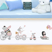 ウォールステッカー 壁紙シール DIY 模様替え 飾り デコレーション 装飾 防水 子供部屋 可愛い 動物 自転車 風船 女の子 インテリア雑貨 貼り付け簡単 クマ ウサギ バルーン ハート 寝室 キッチン トイレ 窓 リビング 玄関 ドア バスルーム 風呂場 店舗 カフェ 幼稚園 保育園 壁面 パーティー イベント イメージチェンジ かわいい おしゃれ お洒落 30×90cm