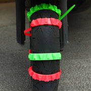 タイヤチェーン 10本セット バイク用 オートバイ スクーター 滑り止め ジャッキアップ不要 簡単装着 簡単取付 雪道 凍結 悪路 防災 緊急脱出
