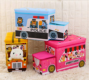 おもちゃ収納ボックス おもちゃ箱 車 トラック ふた 蓋付き 収納ケース 収納ボックス 収納 おもちゃ ぬいぐるみ収納 衣類 タオル かわいい おしゃれ アニマル 子供 キッズ 子供部屋