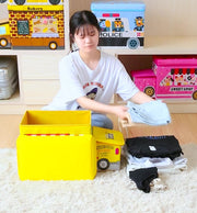 おもちゃ収納ボックス おもちゃ箱 車 トラック ふた 蓋付き 収納ケース 収納ボックス 収納 おもちゃ ぬいぐるみ収納 衣類 タオル かわいい おしゃれ アニマル 子供 キッズ 子供部屋