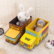 おもちゃ収納ボックス おもちゃ箱 車 トラック ふた 蓋付き 収納ケース 収納ボックス 収納 おもちゃ ぬいぐるみ収納 衣類 タオル かわいい おしゃれ アニマル 子供 キッズ 子供部屋