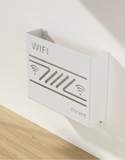 WiFiルーター収納ボックス ケース ラック 壁掛け 壁面収納 Wi-Fiルーター 無線LAN ケーブル 配線整理整頓 すっきり