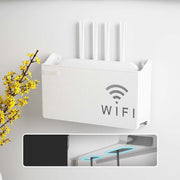 WiFiルーター収納ボックス ケース ラック 壁掛け 壁面収納 Wi-Fiルーター 無線LAN ケーブル 配線整理整頓 すっきり