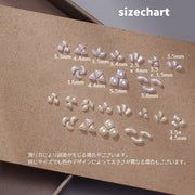 ネイルアートパーツ 12種類セット ネイルパーツ ストーン ネイル用品 パール調 デコレーションパーツ ジェルネイル ビジュー パーツ