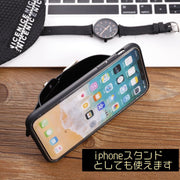 iPhoneケース iPhoneカバー アイフォン ブラック ベルト リストバンド おしゃれ 携帯ケース 傷防止 iPhone用 iphone XR XS Max XS 7 8 plus 11 pro 13 13pro 13promax