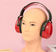 イヤーマフ 防音 耳当て 男女兼用 大人 保護用品 調節可能 騒音 遮音 集中 勉強 睡眠 シンプル 無地 おしゃれ カッコイイ 黒 赤 蛍光グリーン