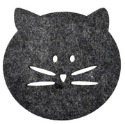 コースター 5枚セット セット フェルト製 ネコ 猫 フェルトコースター かわいい おしゃれ キッチン 雑貨 コップ置き グラス置き テーブル