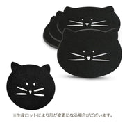 コースター 5枚セット セット フェルト製 ネコ 猫 フェルトコースター かわいい おしゃれ キッチン 雑貨 コップ置き グラス置き テーブル