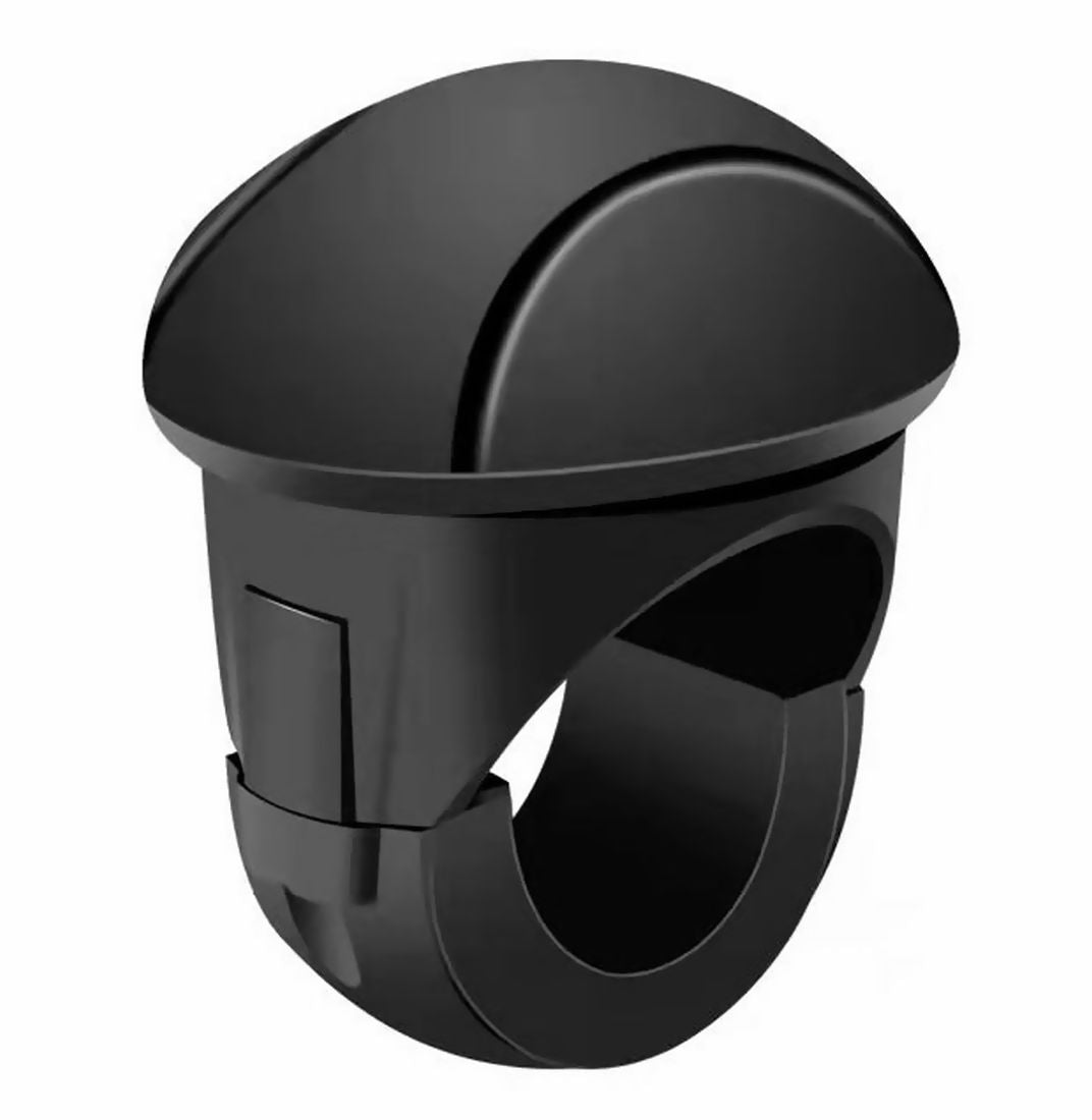 ハンドルスピンナー 車用品 カー用品 内装パーツ アクセサリー ハンドルスピナー ハンドルアシスト 回転補助 楕円形 単色 ブラック レッド 黒 赤 シンプル 簡単装着