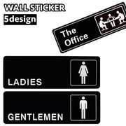 ウォールステッカー トイレ オフィス ドアシール ドアサイン 扉 お手洗い 御手洗い 洗面所 男女 Ladies Gentlemem Toilet 会社 おしゃれ イラスト アイコン 窓 ガラス 壁紙シール 壁シール モノトーン モノクロ 飾りつけ ルームデコレーション ウォールデコレーション DIY 模様替え 壁面装飾 壁装飾 室内装飾 店舗 雑貨 小物 インテリア