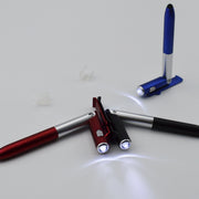 ボールペン 多機能 タッチペン LEDライト スマートフォンスタンド スマホ 文具 筆記用具 かっこいい おしゃれ かわいい スマート ペンライト プレゼント 贈り物