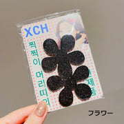 髪留めシート 2個セット 子供 大人 女の子 女性 ヘアアクセサリー 跡が付かない 前髪固定 化粧 洗顔 髪留め 面ファスナー