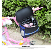 自転車用フロントバッグ 自転車用品 四角形 ブラック レッド ブルー 便利グッズ シンプル 大容量