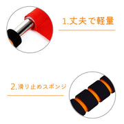 審判旗 ラインズマン旗 レフェリーフラッグ パトロール旗 信号旗 手旗 サッカー 陸上競技 フットボール バレーボール フットサル  スポンジハンドル