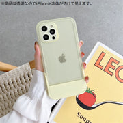 iPhoneケース スタンド機能付き iPhoneカバー ケース カバー 携帯カバー スマホケース クリアカラー シンプル 無地 透け感 立てかけ かわいい おしゃれ シンプル 汚れ防止 傷防止 ホワイト 白 ブラック 黒 ピンク イエロー パープル ブルー くすみカラー パステルカラー 春 夏 秋 冬 レディース メンズ 中学生 高校生 男女兼用 薄い スリム