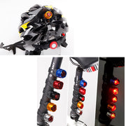 自転車用ライト テールライト LED テールランプ リアライト サイクルライト 電池式 防水 小型 軽量 フロントライト バックライト 自転車用アクセサリー 簡単取り付け 夜間 雨天 夕暮れ 通勤 通学 レジャー キャンプ 屋外 戸外