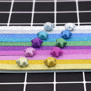 折り紙テープ ラッキースター 60枚入り おりがみ 星 ペーパークラフト ペーパークイリング 立体星 手作り DIY 装飾 ハンドメイド ギフト プレゼント 贈り物 お祝い おしゃれ かわいい 材料
