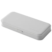 ペンケース 筆箱 見開き ボックス型 文房具 仕切り付き 角丸 おしゃれ かわいい シンプル くすみカラー まるみデザイン 箱型 片開き ふで箱 筆入れ ペンホルダー 小物収納 学生 高校生 中学生 女の子 女子