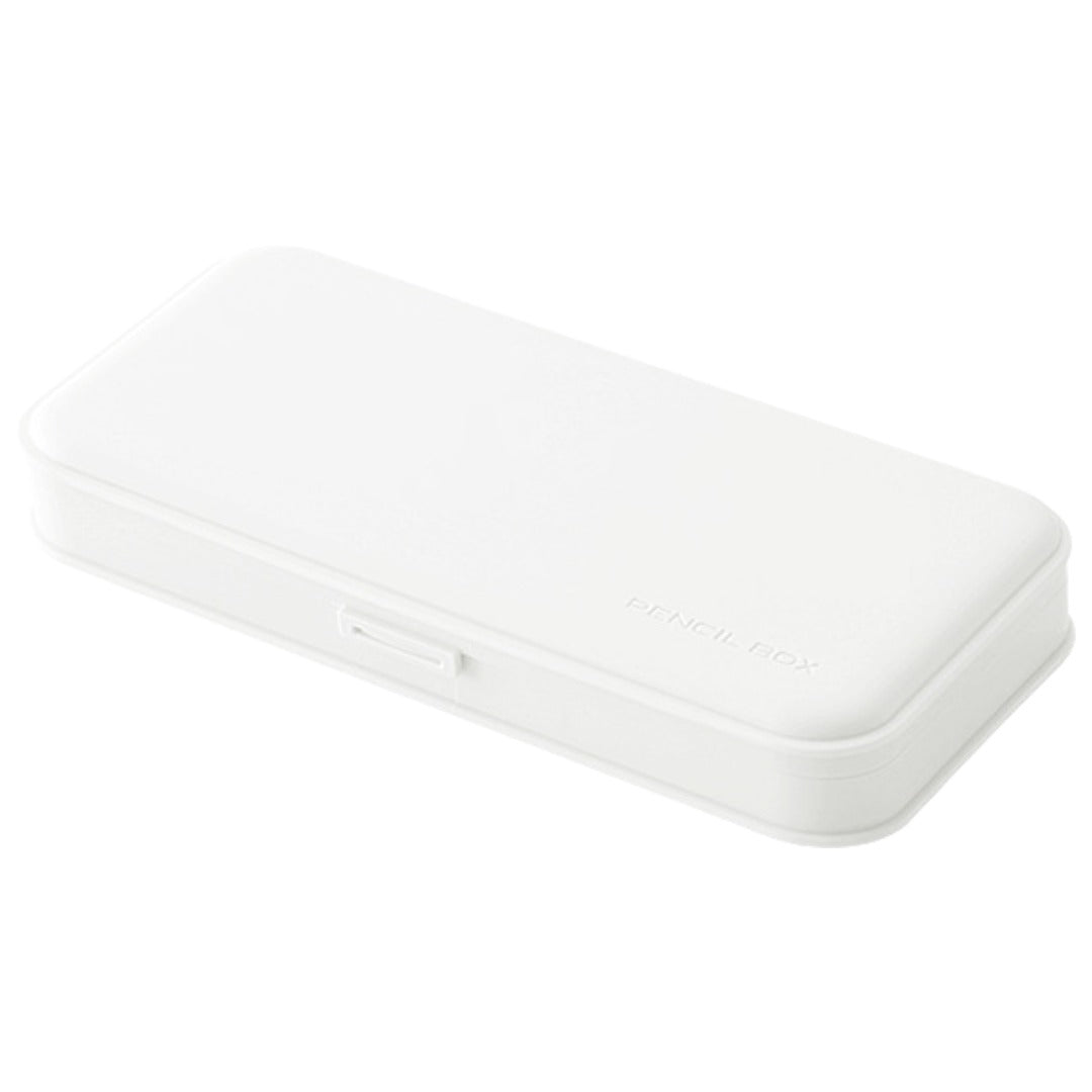 ペンケース 筆箱 見開き ボックス型 文房具 仕切り付き 角丸 おしゃれ かわいい シンプル くすみカラー まるみデザイン 箱型 片開き ふで箱 筆入れ ペンホルダー 小物収納 学生 高校生 中学生 女の子 女子