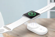 ワイヤレス充電器  Apple Watch専用 アップルウォッチ充電器 マグネット 急速充電 USB式 置くだけ ケーブル不要 Series 1 2 3 4 5 6 SE 持ち運び 携帯 旅行 出張 軽量 コンパクト 簡単 便利 ワイヤレスチャージャー スマホ関連アクセサリー