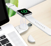ワイヤレス充電器  Apple Watch専用 アップルウォッチ充電器 マグネット 急速充電 USB式 置くだけ ケーブル不要 Series 1 2 3 4 5 6 SE 持ち運び 携帯 旅行 出張 軽量 コンパクト 簡単 便利 ワイヤレスチャージャー スマホ関連アクセサリー