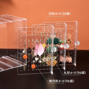 アクセサリーケース アクセサリー収納 ジュエリーボックス クリア 透明 大容量 高級感 小物収納 収納ボックス 取っ手付き 引き出し かわいい おしゃれ ネックレス ピアス 指輪 ブレスレット コレクション プレゼント 誕生日 贈り物 展示 保管 防塵