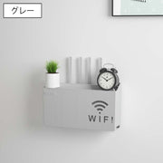 ルーター収納ボックス ケーブルボックス 壁面収納 Wi-Fiルータ ネットワーク機器 通信関連機器 配線隠し 整理 収納 すっきり おしゃれ シンプル スタイリッシュ