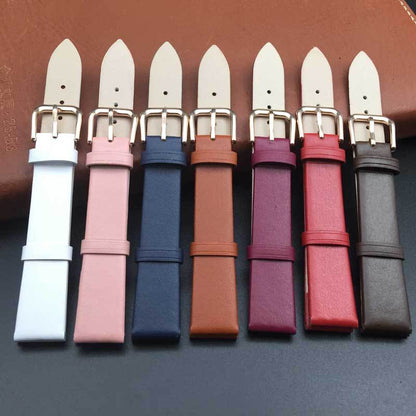 腕時計用ベルト レザーバンド レザーベルト ピンバックル シルバーバックル 時計ベルト 商品画像5