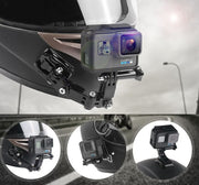 ヘルメットマウント 顎マウント ホルダー GoPro アクションカメラアクセサリー カメラ固定 POV撮影 バイク フルフェイス