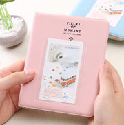 アルバム ポケット式 フォトブック トレカケース 推し活 収納 推し カラー コレクトブック ポラロイド チェキ 写真入れ 64枚収納 可愛い 整理整頓 ファイル コンパクト 可愛い 無地 柄