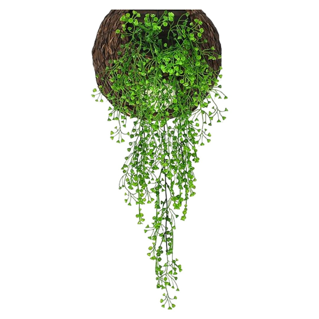 造花 フェイクグリーン 80cm リーフ 葉っぱ つる 花 フラワー 枯れない 人工観葉植物 装飾 飾り インテリア リビング 玄関 おしゃれ ナチュラル