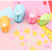 クラフトパンチ 穴あけパンチ 型抜き 大 文具 文房具 ハート 蝶々 お花 星 手紙 メッセージカード デコレーション 工作 アレンジ