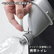 携帯トイレ 簡易トイレ ペットボトルが使える 男女兼用 子供用 大人用 小便器 ペットボトル装着 非常時 非常用 トイレ 尿カップ 防災 災害時 断水時 災害 緊急 介護 渋滞 ドライブ 車 レジャー アウトドア 登山 携帯 男性 女性 こども