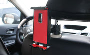 車用スマホホルダー タブレットホルダー カー用品 車載 後部座席 ヘッドレスト 360度回転 動画視聴 ドライブ お出掛け iPhone Android iPad スマートフォン 携帯ホルダー 取り付け簡単
