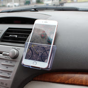 スマホホルダー 携帯 スマホスタンド カー用品 車用 カーアクセサリー 収納 車載ホルダー スマートフォン おしゃれ クリア