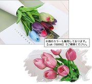 造花 フェイクフラワー 同色3本セット 3本セット 33cm 1束1輪 花 フラワー チューリップ 枯れない 人工観葉植物 装飾 飾り インテリア リビング 玄関 お洒落 可愛い ナチュラル 結婚式 ウェルカムボード 記念日 店内装飾