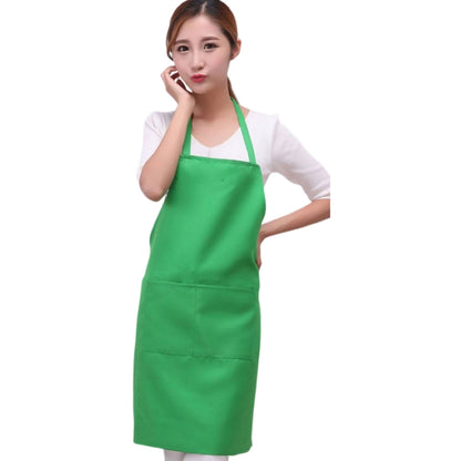 エプロン カフェエプロン キッチンエプロン 前掛け レディース 女性 グリーン バリエーション画像