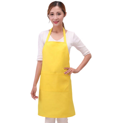 エプロン カフェエプロン キッチンエプロン 前掛け レディース 女性 イエロー バリエーション画像