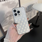 iPhone用ケース iPhone用カバー スマホケース シリコン 耐衝撃 カメラ保護 背面保護 薄型スリム 透明 クリア チェック