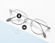 メガネストッパー 同色4組全8個 男女兼用 シリコン 固定リング 耳フック 眼鏡 サングラス 老眼鏡 滑り止め ズレ防止 丸型