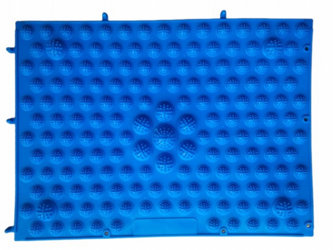 足つぼマット 足裏マット 単品 1枚 フットマット ツボ押し ブルー バリエーション画像