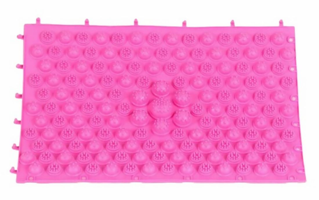 足つぼマット 足裏マット 単品 1枚 フットマット ツボ押し ピンク バリエーション画像