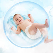 バスネット ベビーバス用品 折り畳み 赤ちゃん 新生児 沐浴補助 お風呂 滑り止め付き 寝そべりサポート メッシュ 通気性 赤ん坊 育児グッズ 折りたたみ